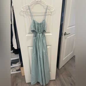 Abercrombie A-Line maxi dress with side cut outs
